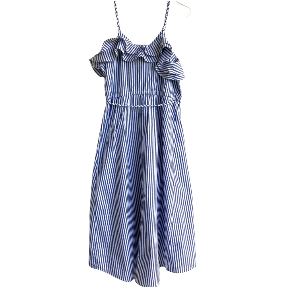 A new day blue and white wrapped dress. Size small